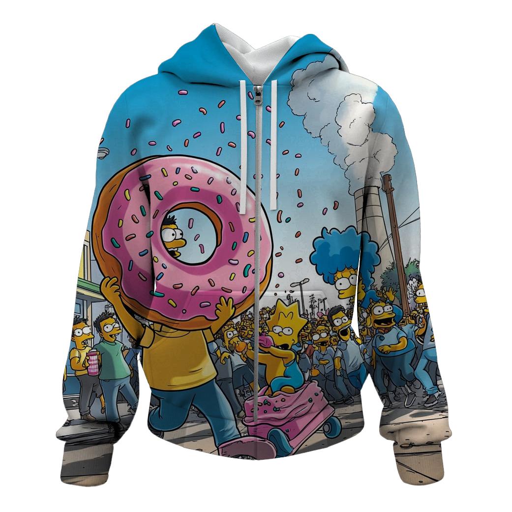 Springfield Sidewalk Stampede Surprise graphic hoodies