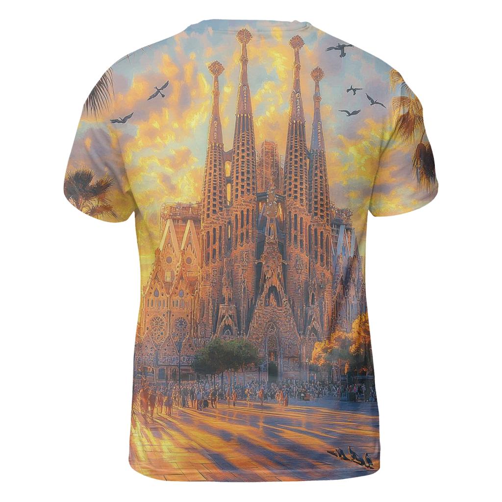 Sagrada Familia - Barcelona unique graphic print tees