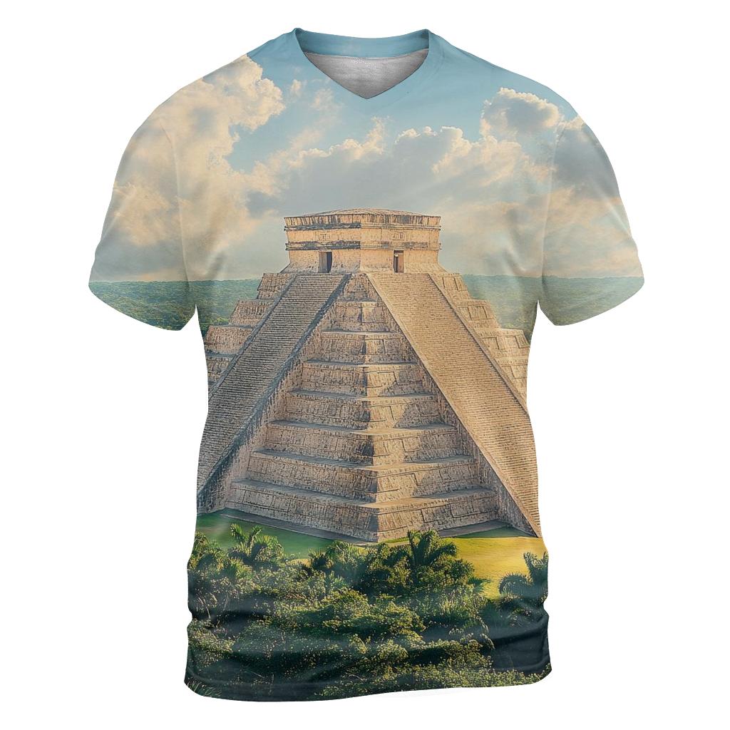 Chichen Itza - Cancun custom all-over print shirts