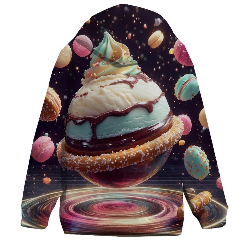 Midnight Sundae Arcade Orbit graphic hoodies