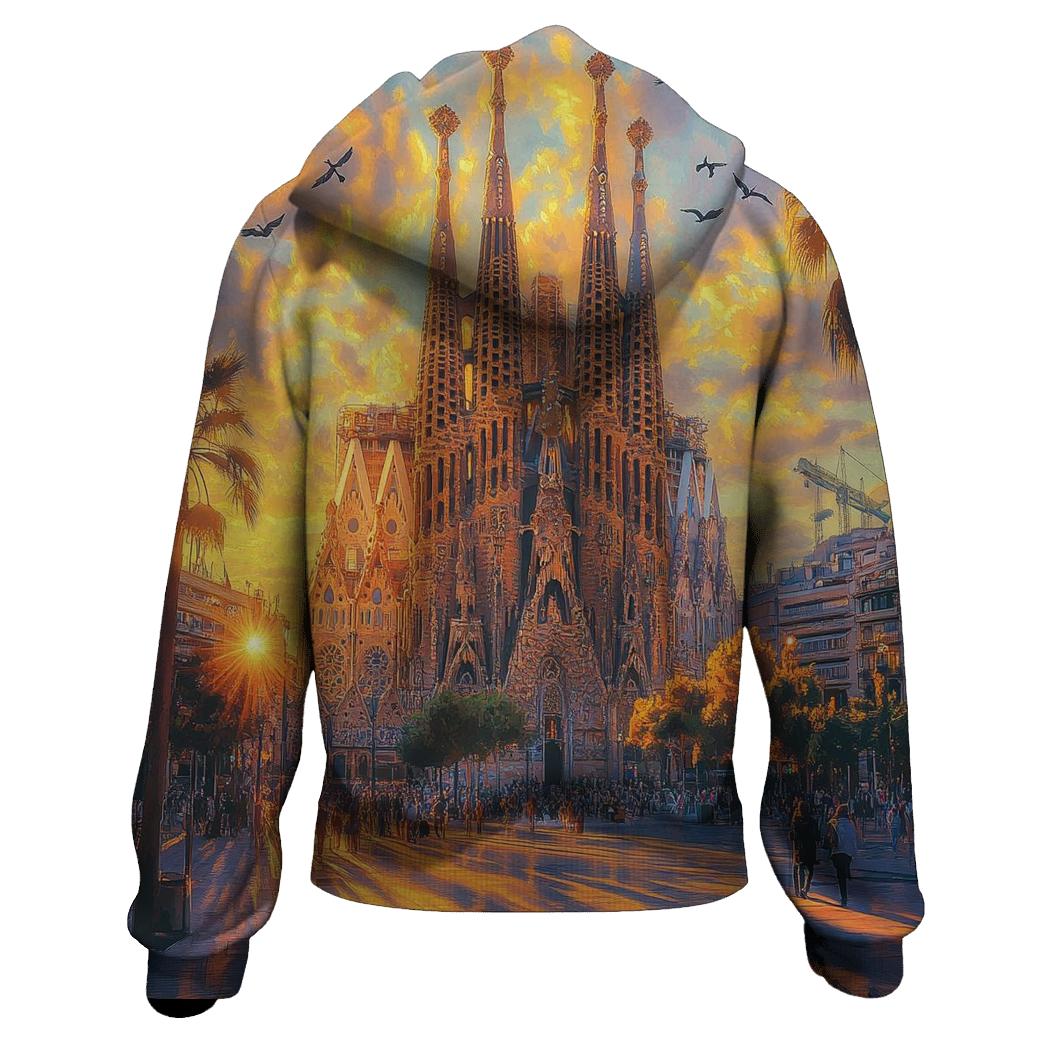 Sagrada Familia - Barcelona designer hoodies