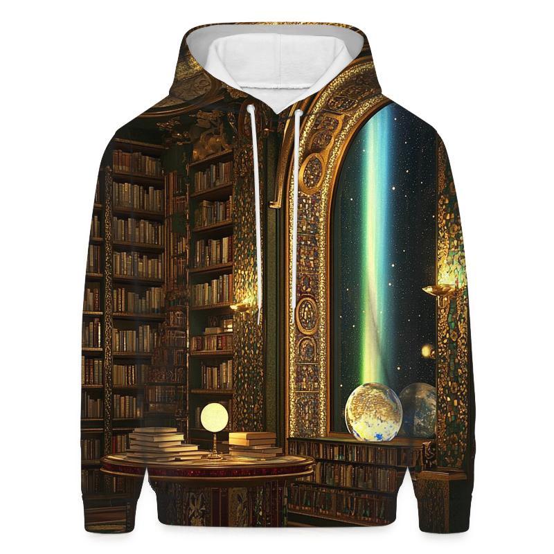Gustav Klimt Inspired Aurora Library Salon hoodies fashion