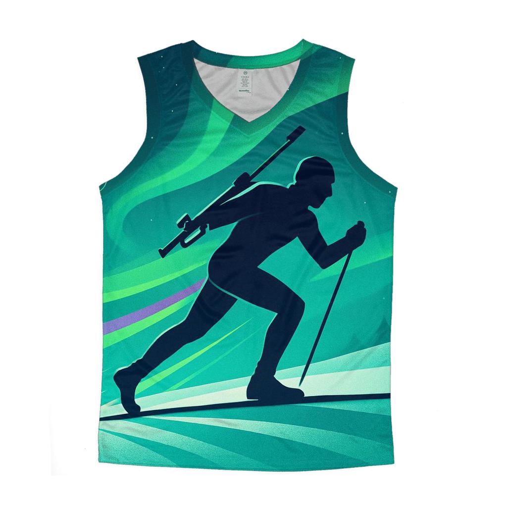 Aurora Biathlon Precision cotton sleeveless tops