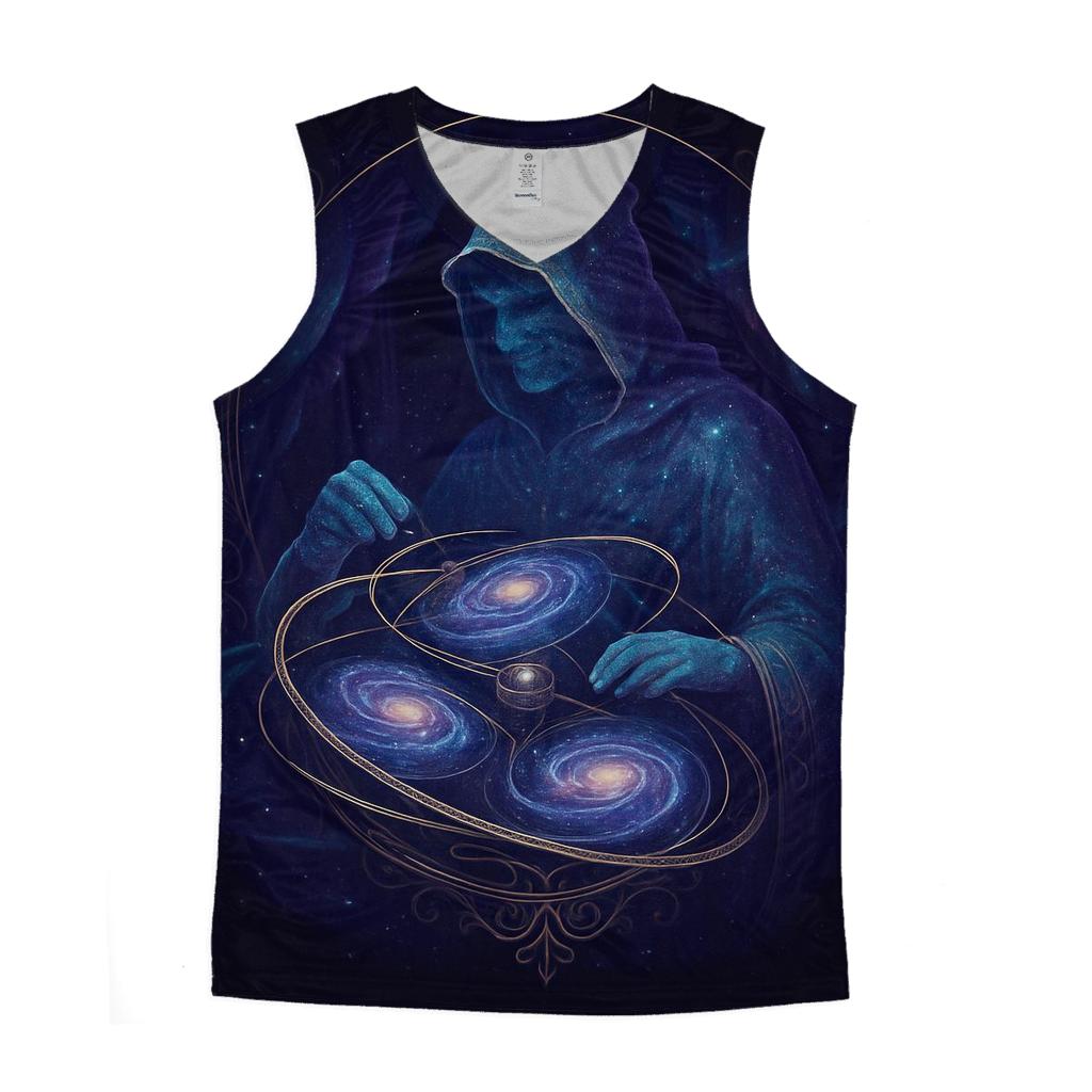 The Orrery Of Living Nebulas personalized athletic tanks