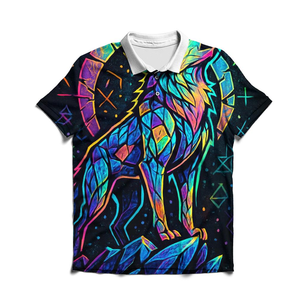 The Prism Howl Sentinel casual sports polo shirts