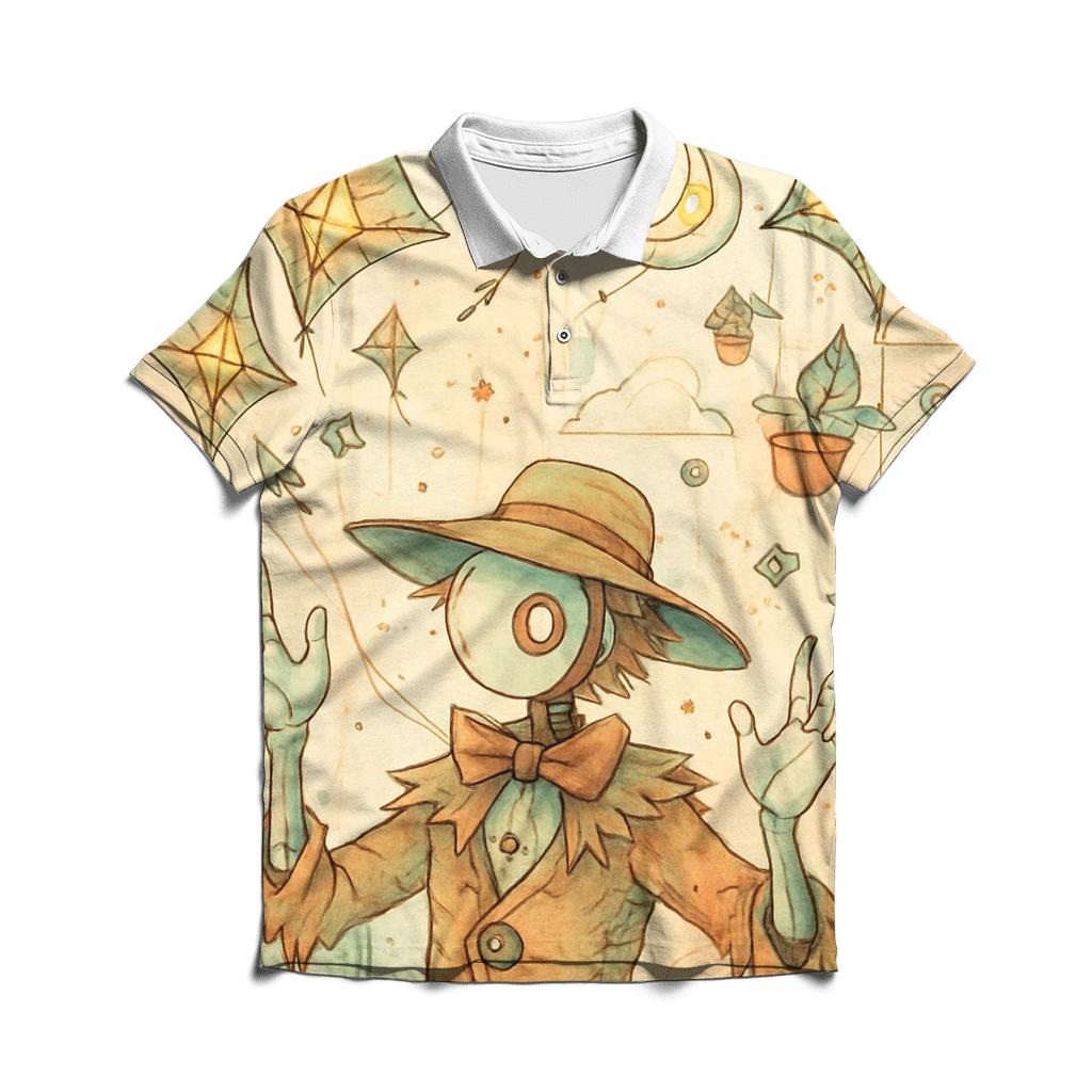 The Clockwork Kite Garden classic pique polos