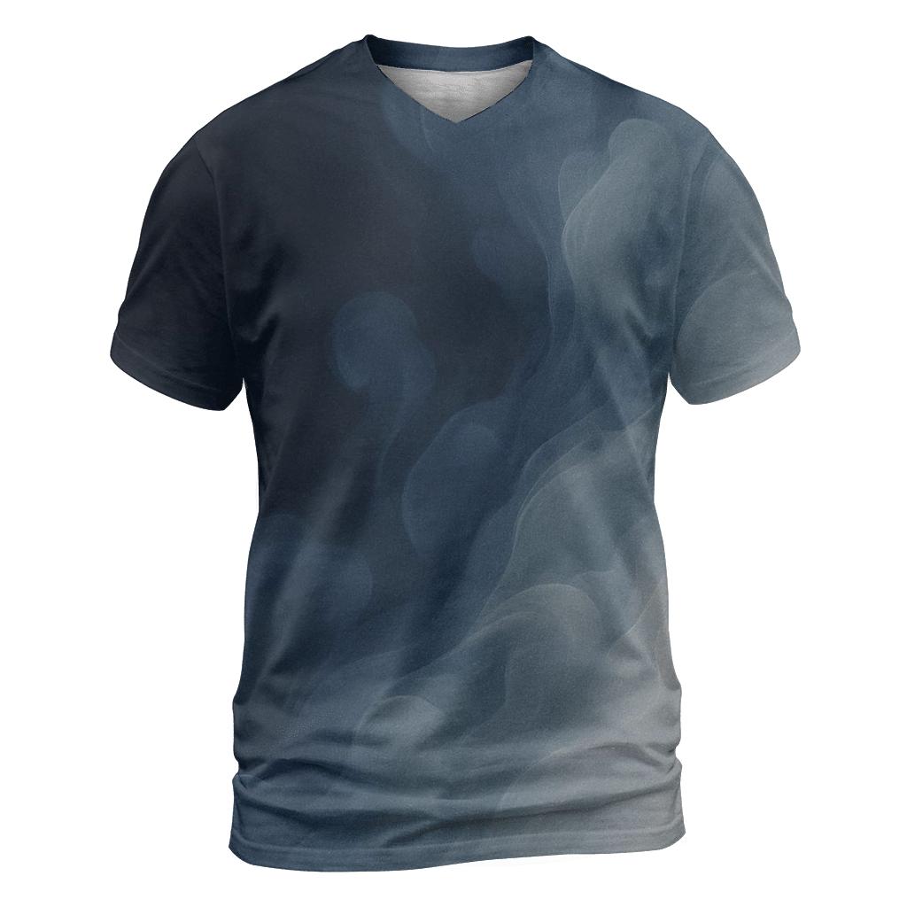 Moonlit Ink Diffusion designer pattern shirts