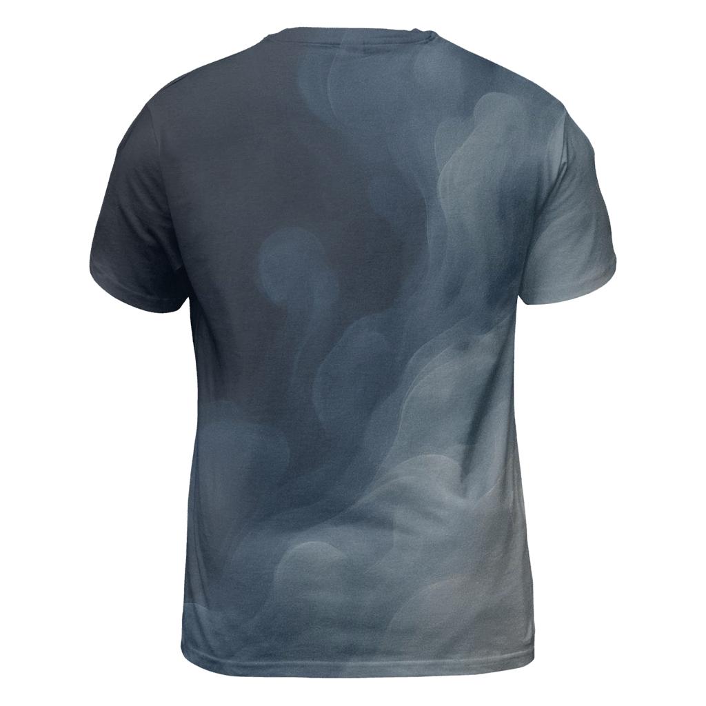 Moonlit Ink Diffusion designer pattern shirts