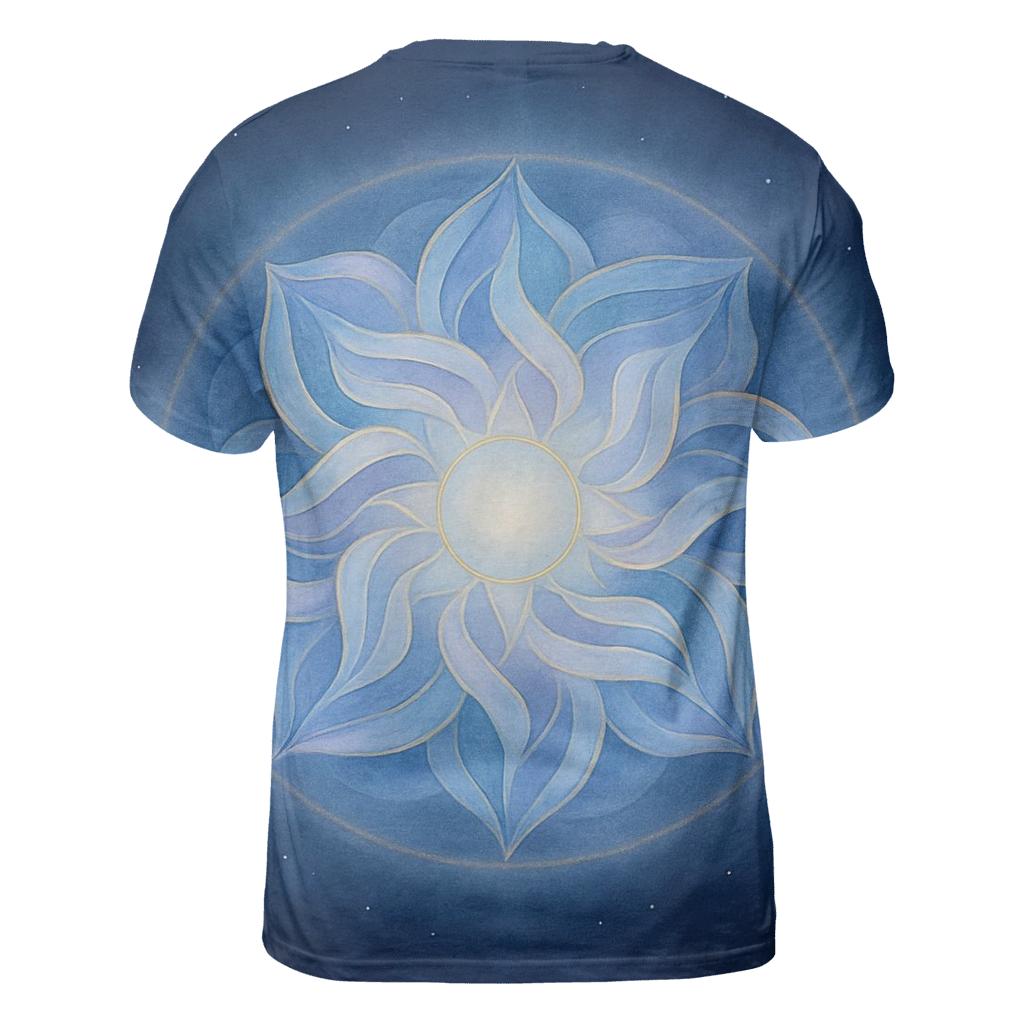 Aurora Breath Mandala statement graphic shirts