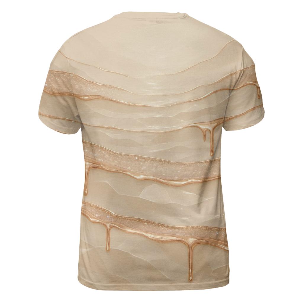 Champagne Facet Tides designer pattern shirts
