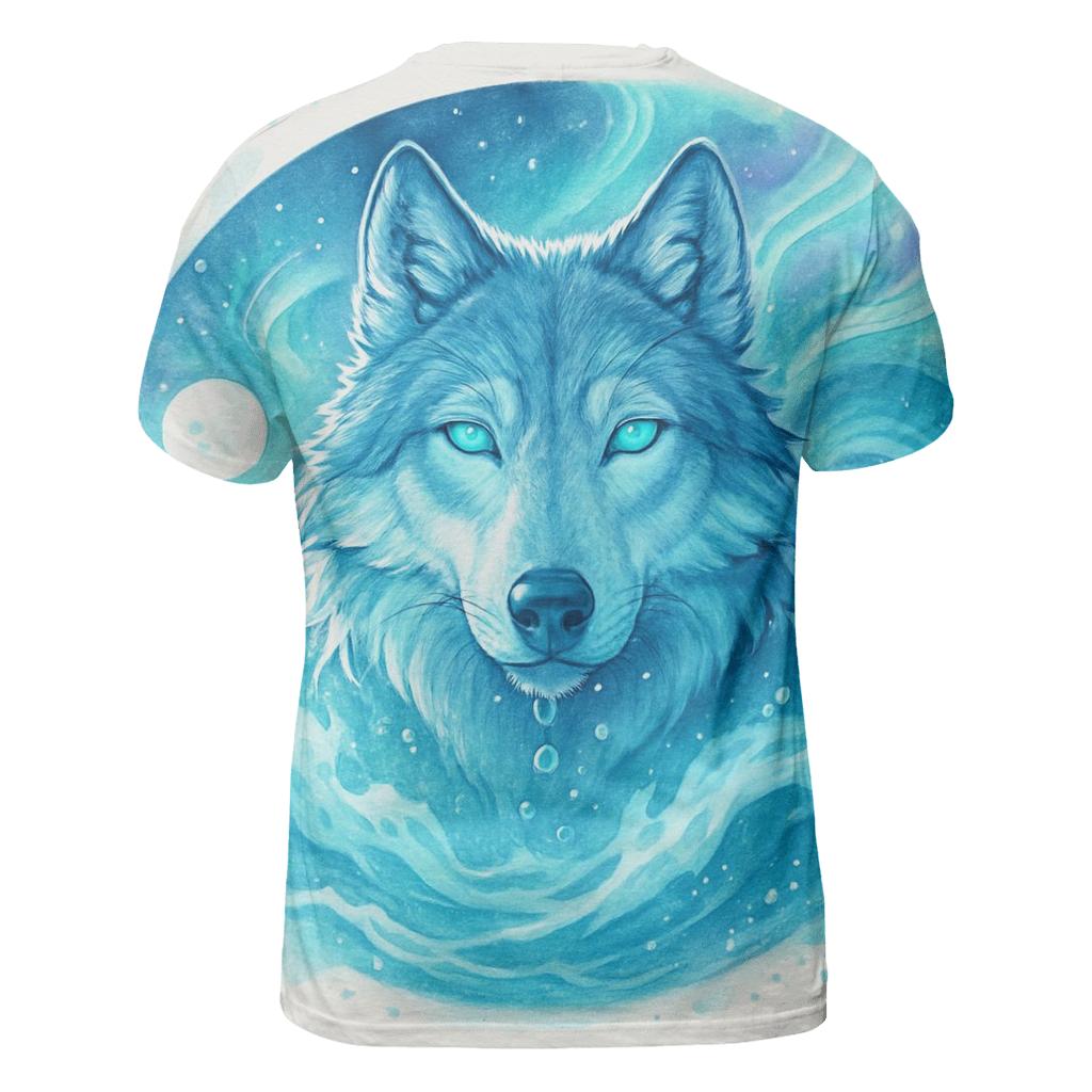 Tideborne Aurora Wolf statement graphic shirts