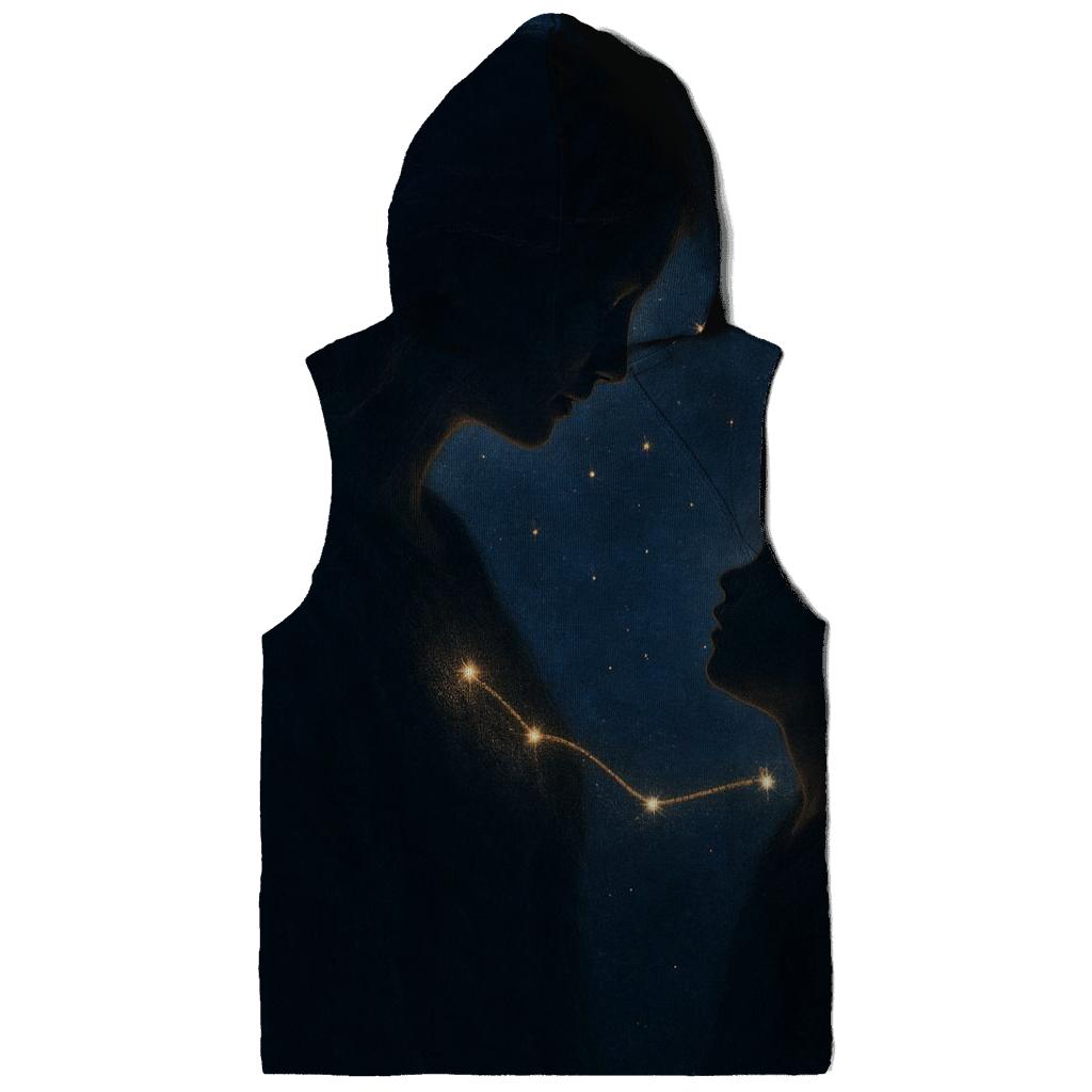 The Constellation Between Two Hearts hoodie designs