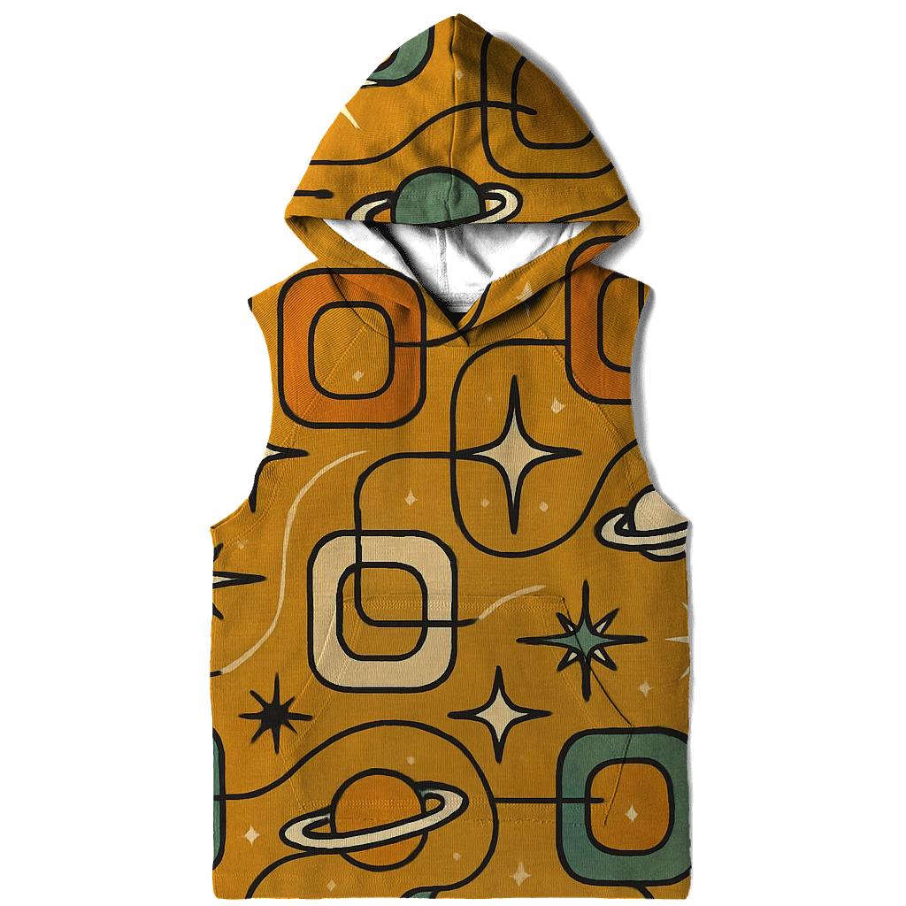 Groovy Space Age Pattern Parade zip-up hoodies