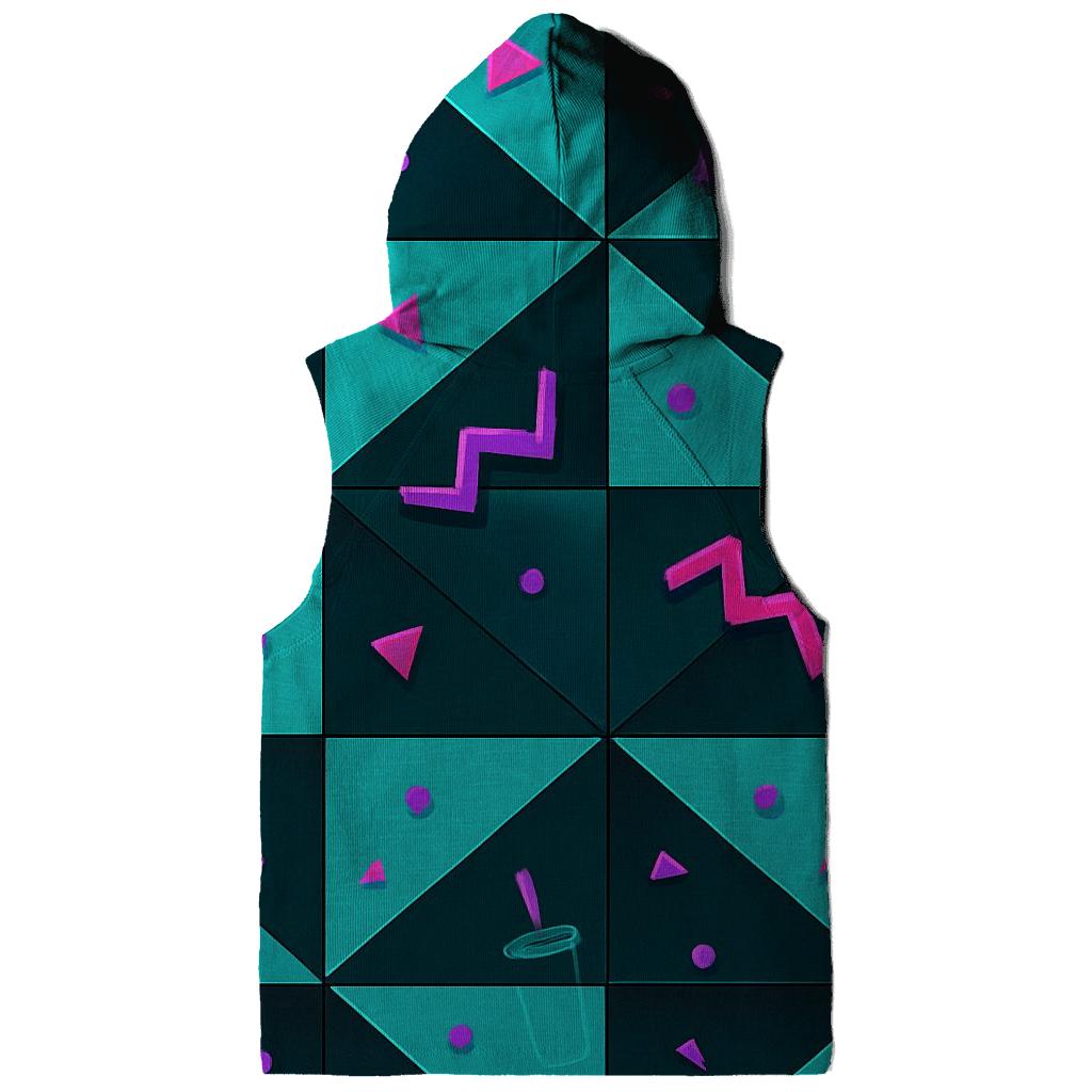 Mall Food Court Neon Tiles hoodie styles
