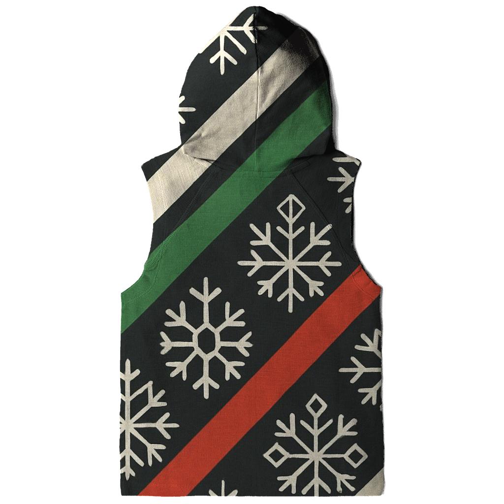 Snowflake Tessellation Candy Stripe Night hoodies fashion