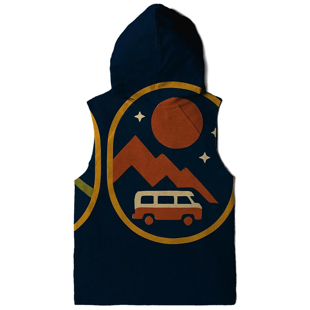 Seventies Stargazer Camper Badges hoodie designs