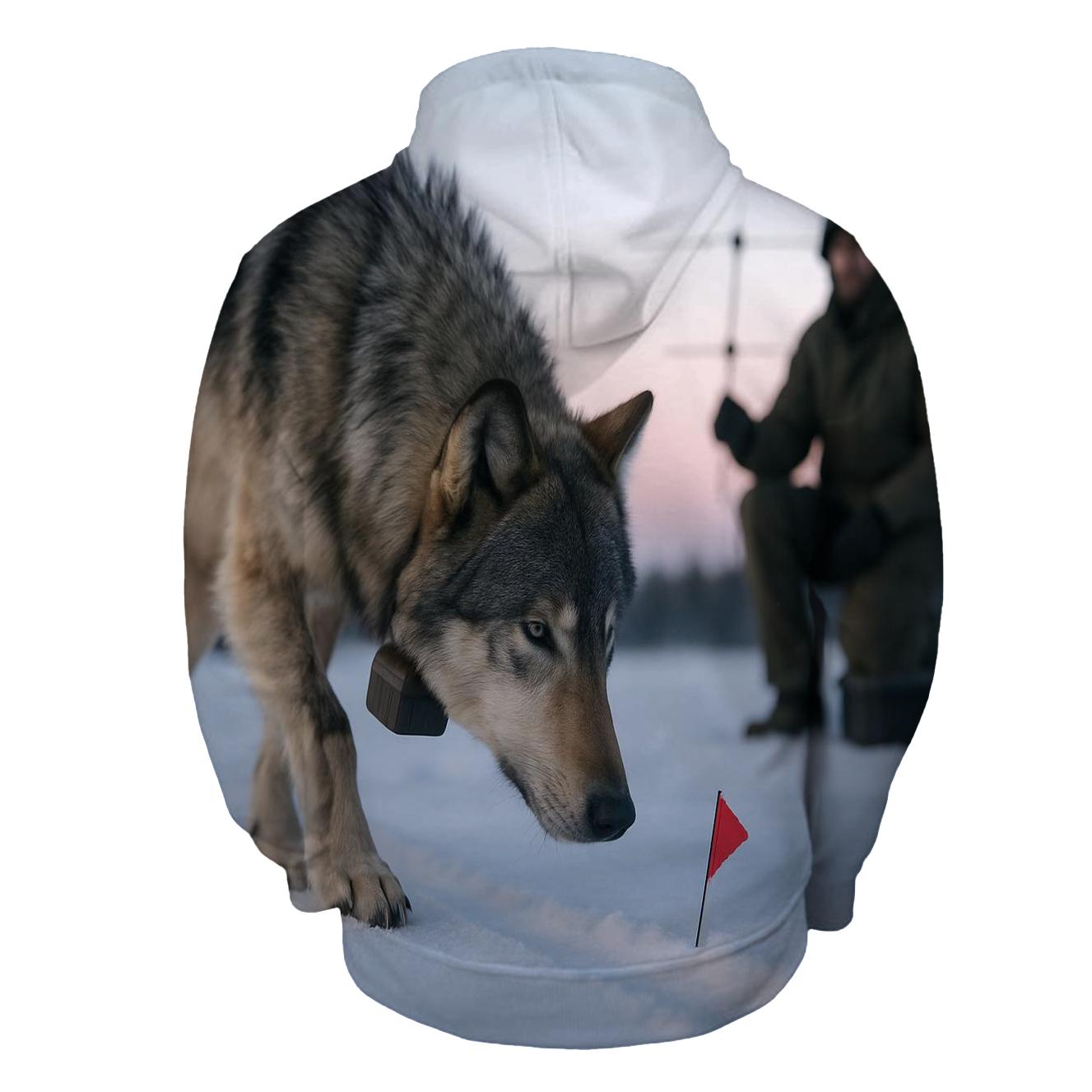 Radio Collared Wolf At Boreal Rewilding Checkpoint hoodie trends