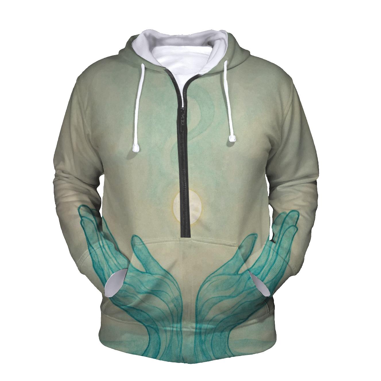 River Of Open Hands embroidered hoodies