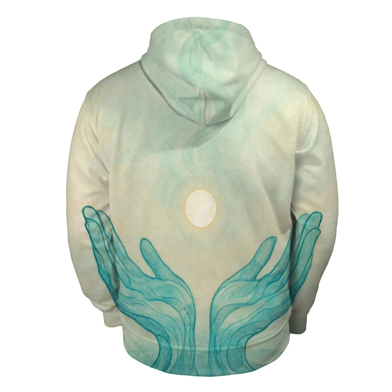 River Of Open Hands embroidered hoodies