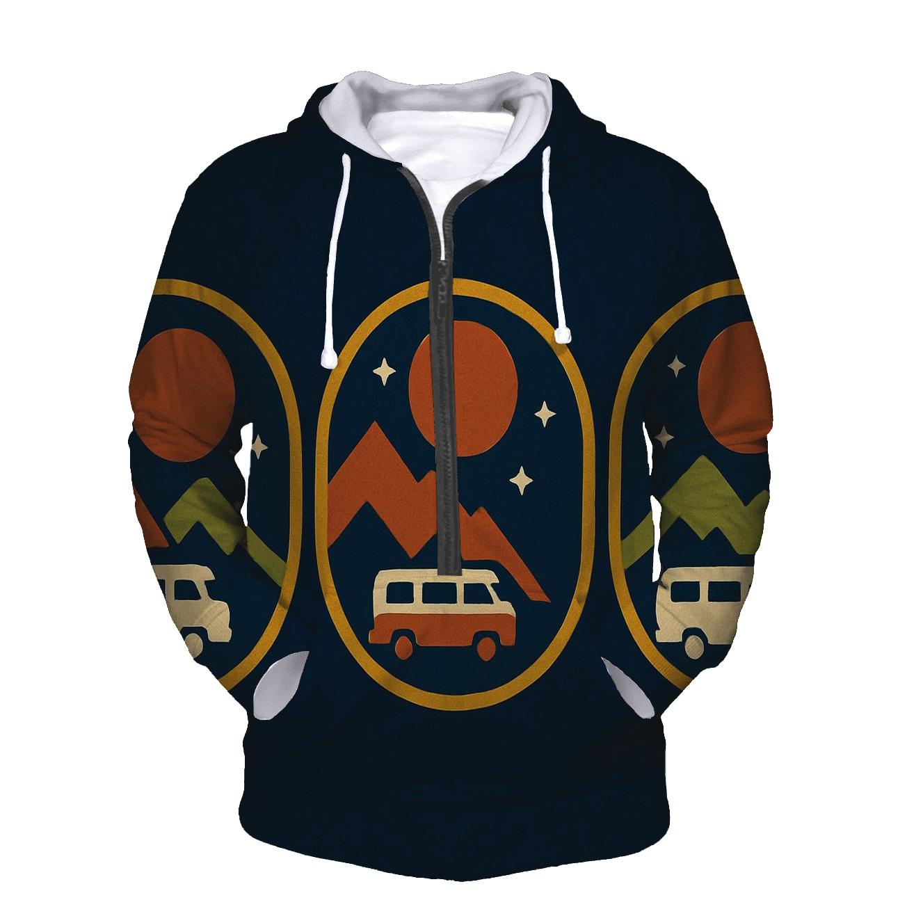 Seventies Stargazer Camper Badges custom hoodies