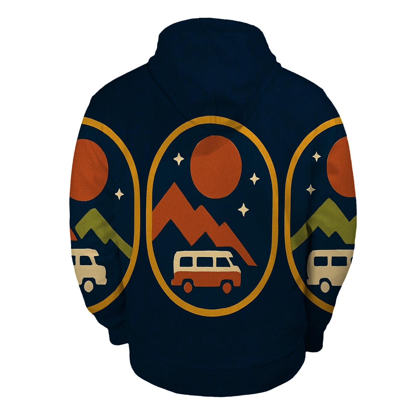 Seventies Stargazer Camper Badges custom hoodies