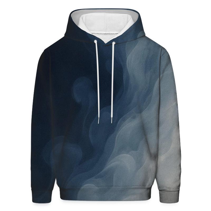 Moonlit Ink Diffusion pullover hoodies