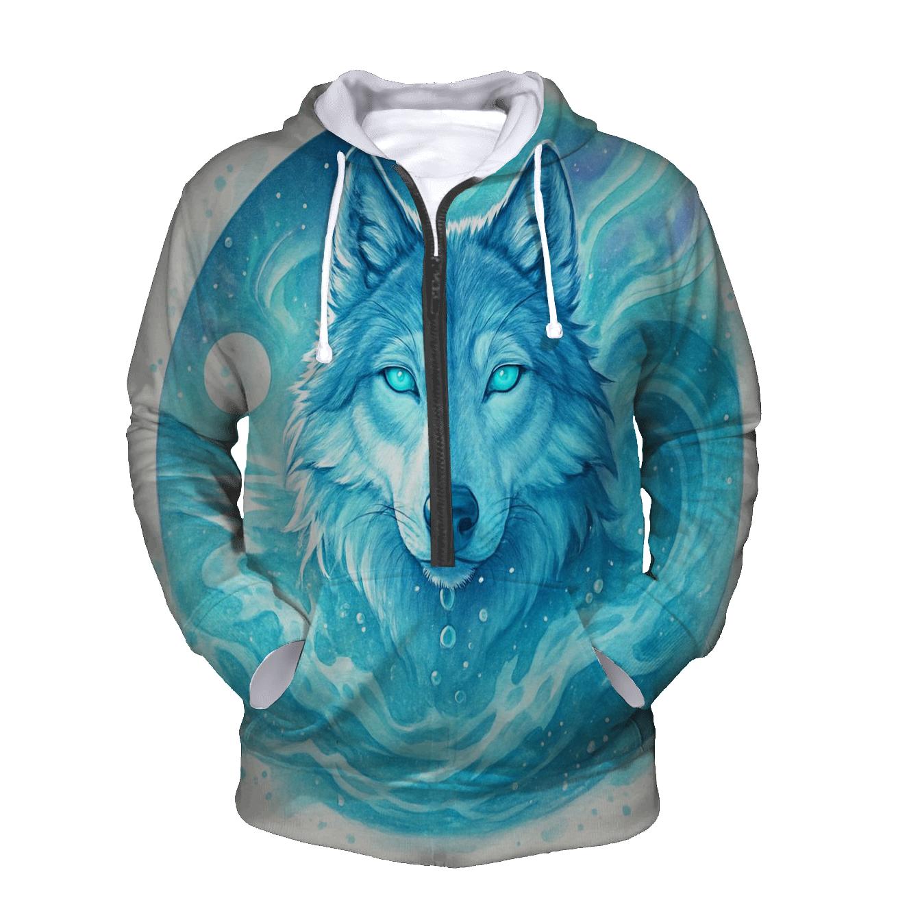 Tideborne Aurora Wolf hoodie styles