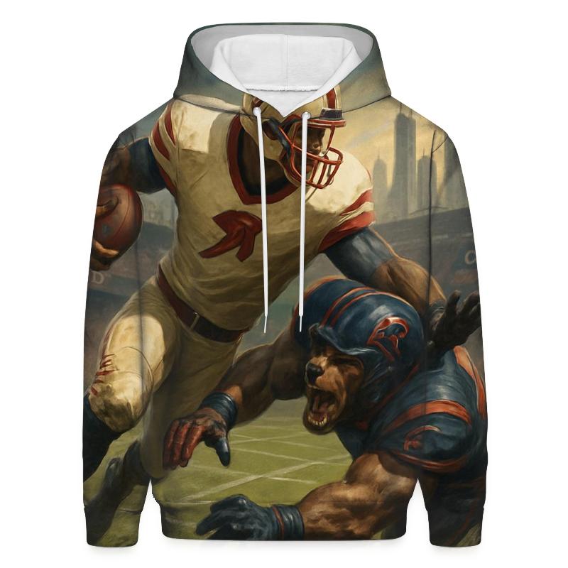 Skyline Scrimmage Braves Versus Cubs heavyweight hoodies