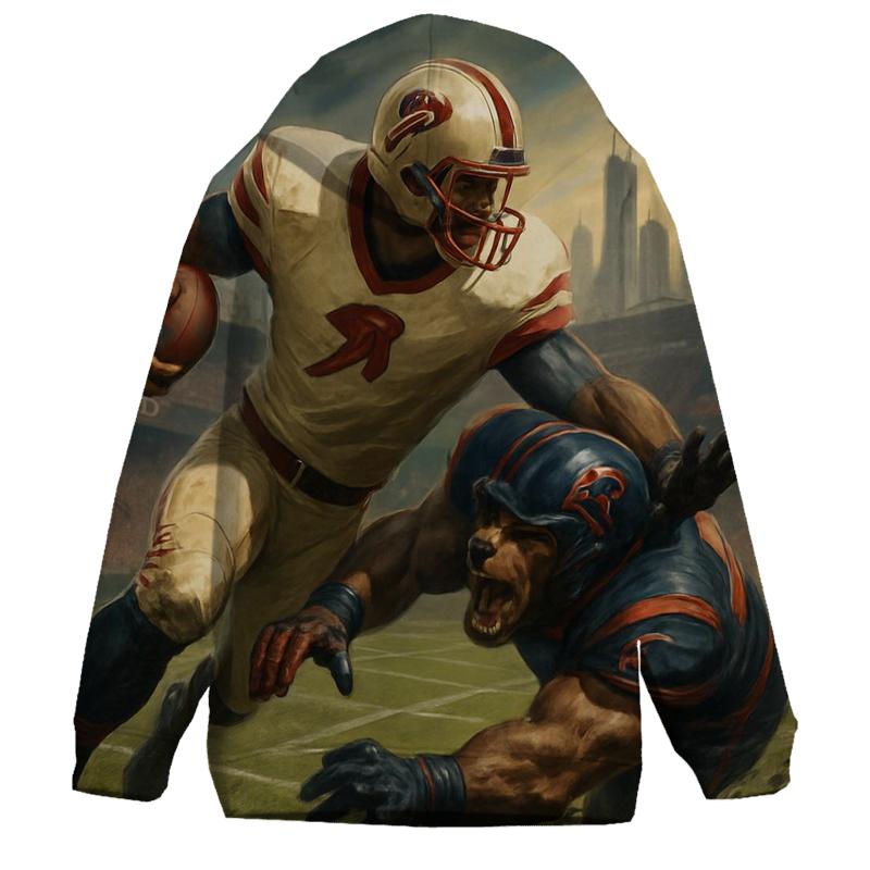 Skyline Scrimmage Braves Versus Cubs heavyweight hoodies