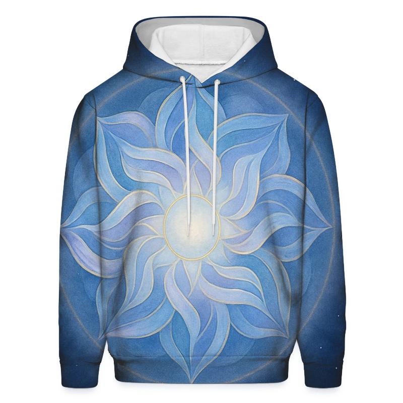 Aurora Breath Mandala printed hoodies