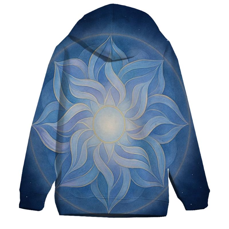 Aurora Breath Mandala printed hoodies