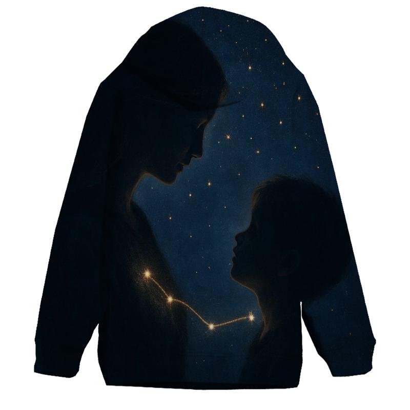The Constellation Between Two Hearts hoodie designs