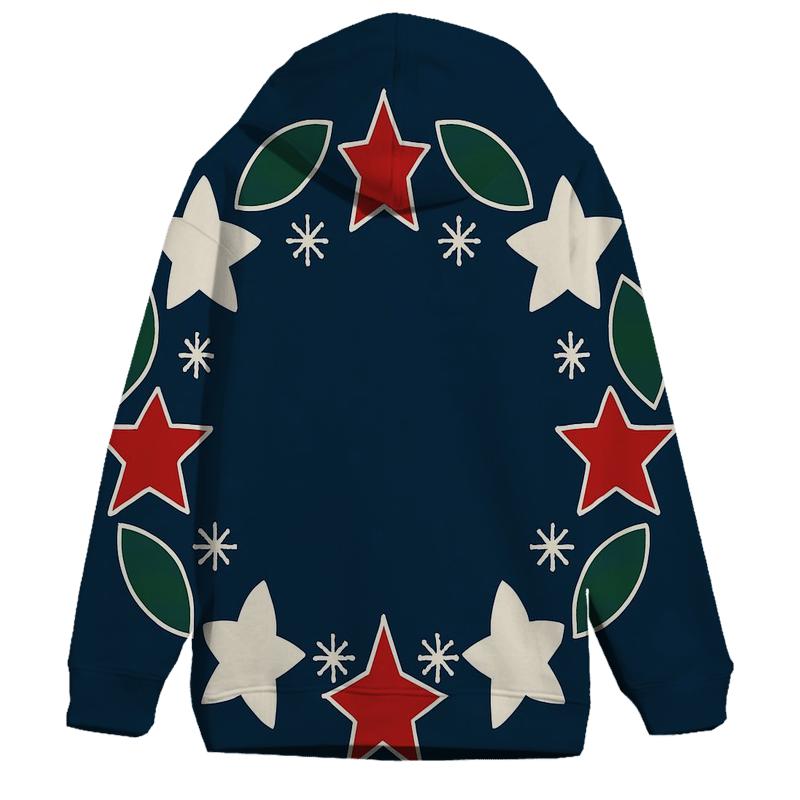 Starlit Holly Orbit Wreath hoodies fashion