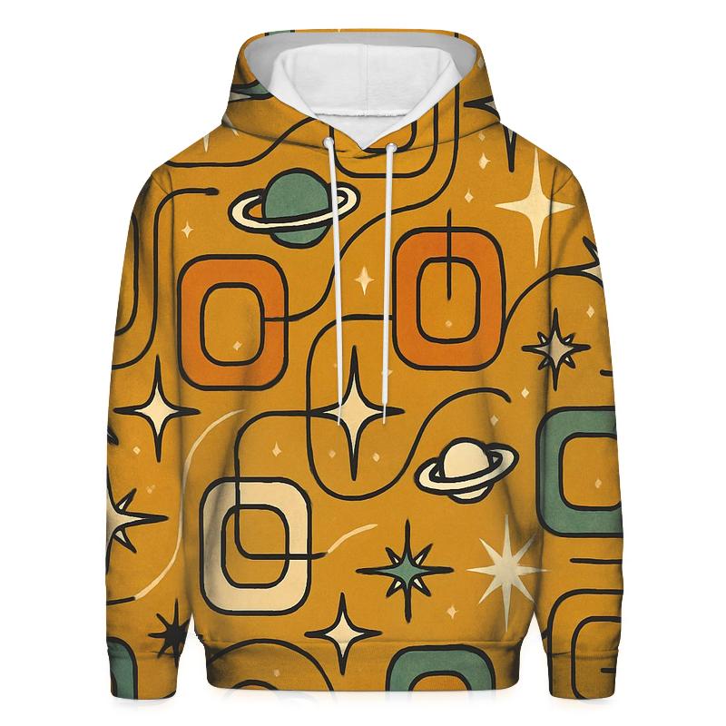 Groovy Space Age Pattern Parade hoodies fashion