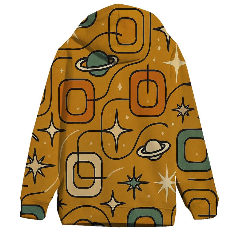 Groovy Space Age Pattern Parade hoodies fashion