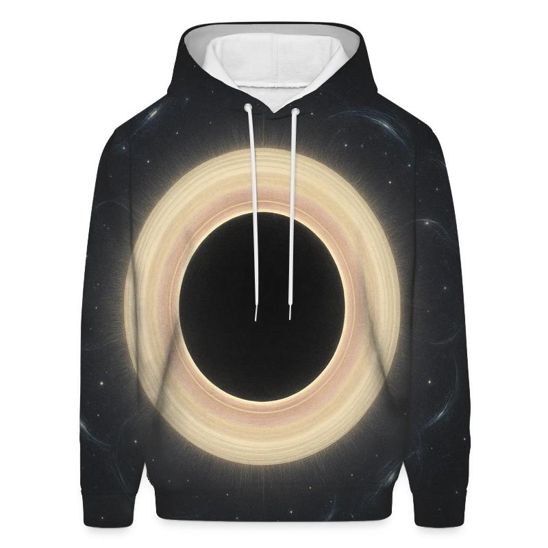 Gravitational Lens Arclets Around An Eclipse Corona printed hoodies