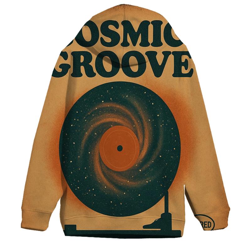 Seventies Vinyl Record Nebula Night hoodie trends