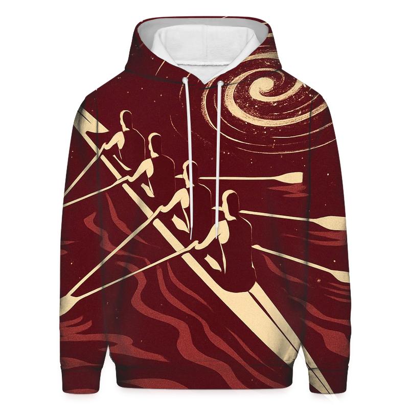 Cosmic Rowing Wake heavyweight hoodies