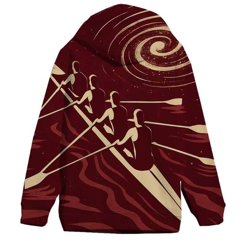 Cosmic Rowing Wake heavyweight hoodies