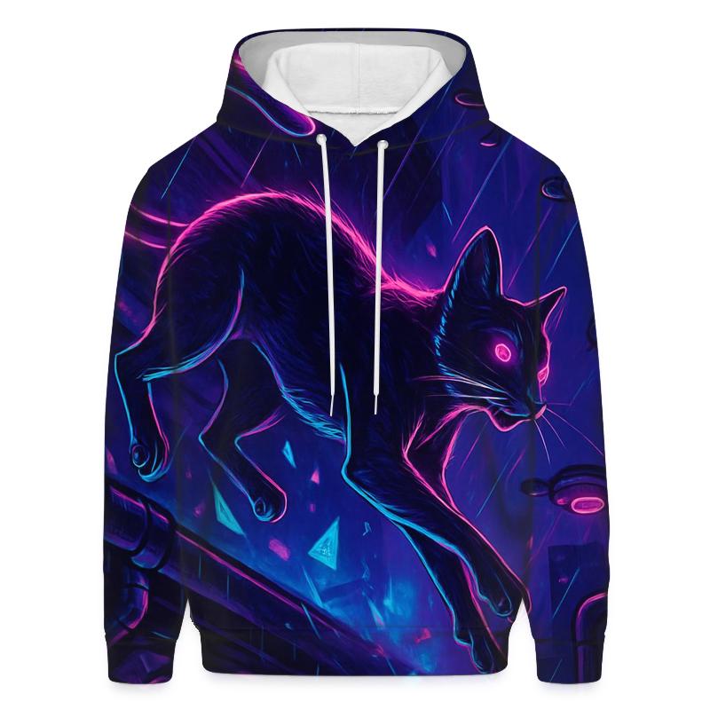 Neon Alley Cipher Cat Courier hoodie styles