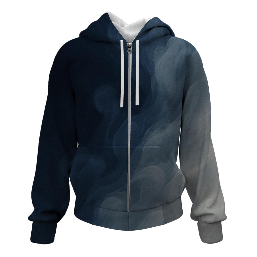 Moonlit Ink Diffusion custom hoodies