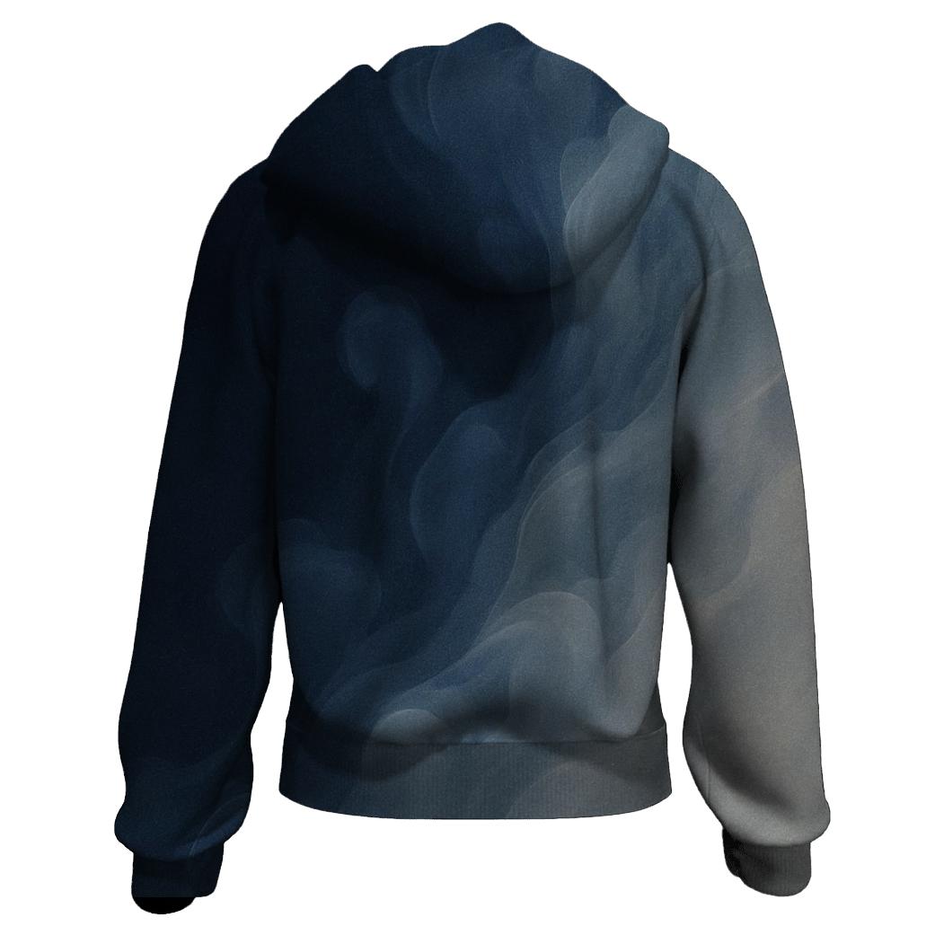 Moonlit Ink Diffusion custom hoodies