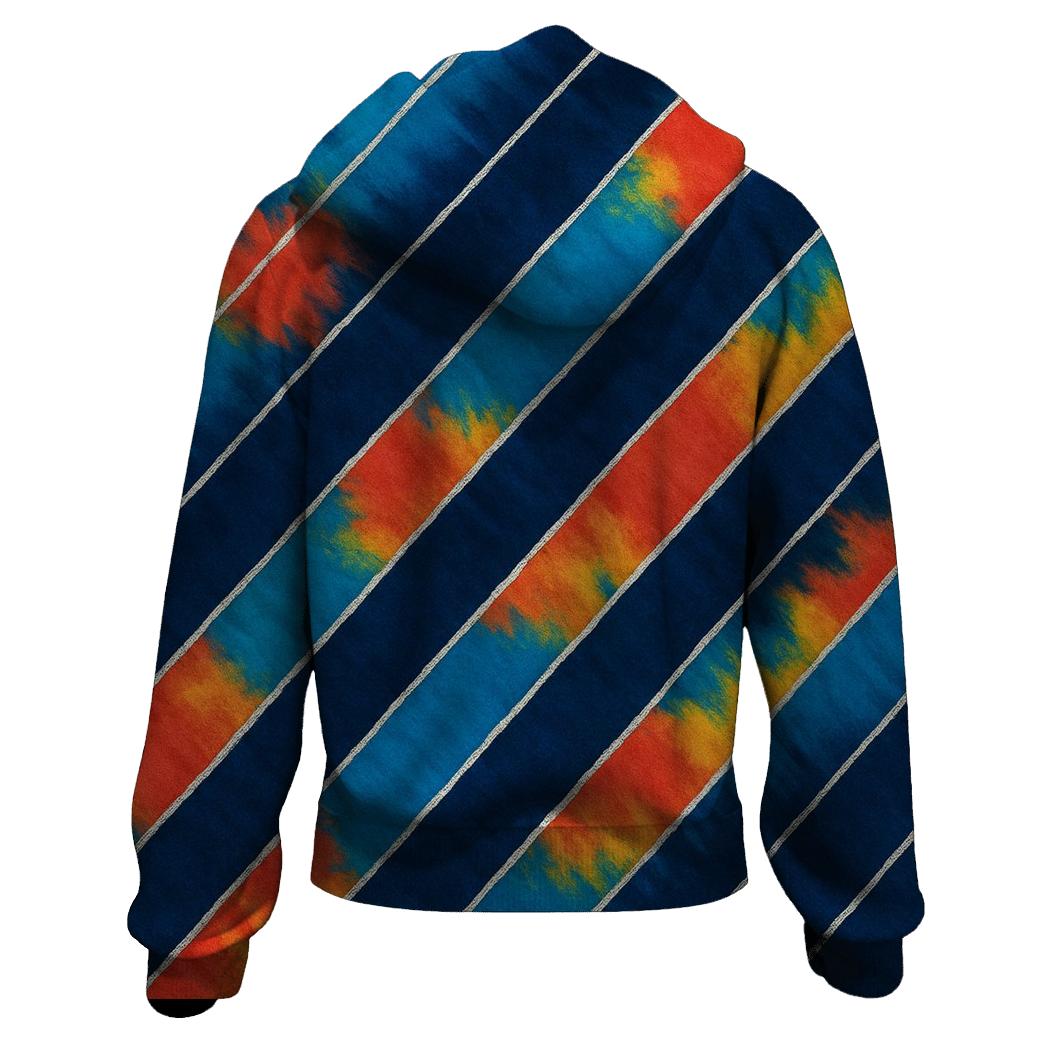 Solar Flare Arashi Diagonal Sweep graphic hoodies
