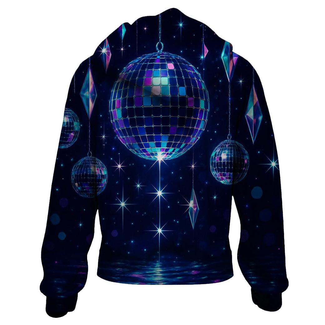 Disco Prism Canopy embroidered hoodies