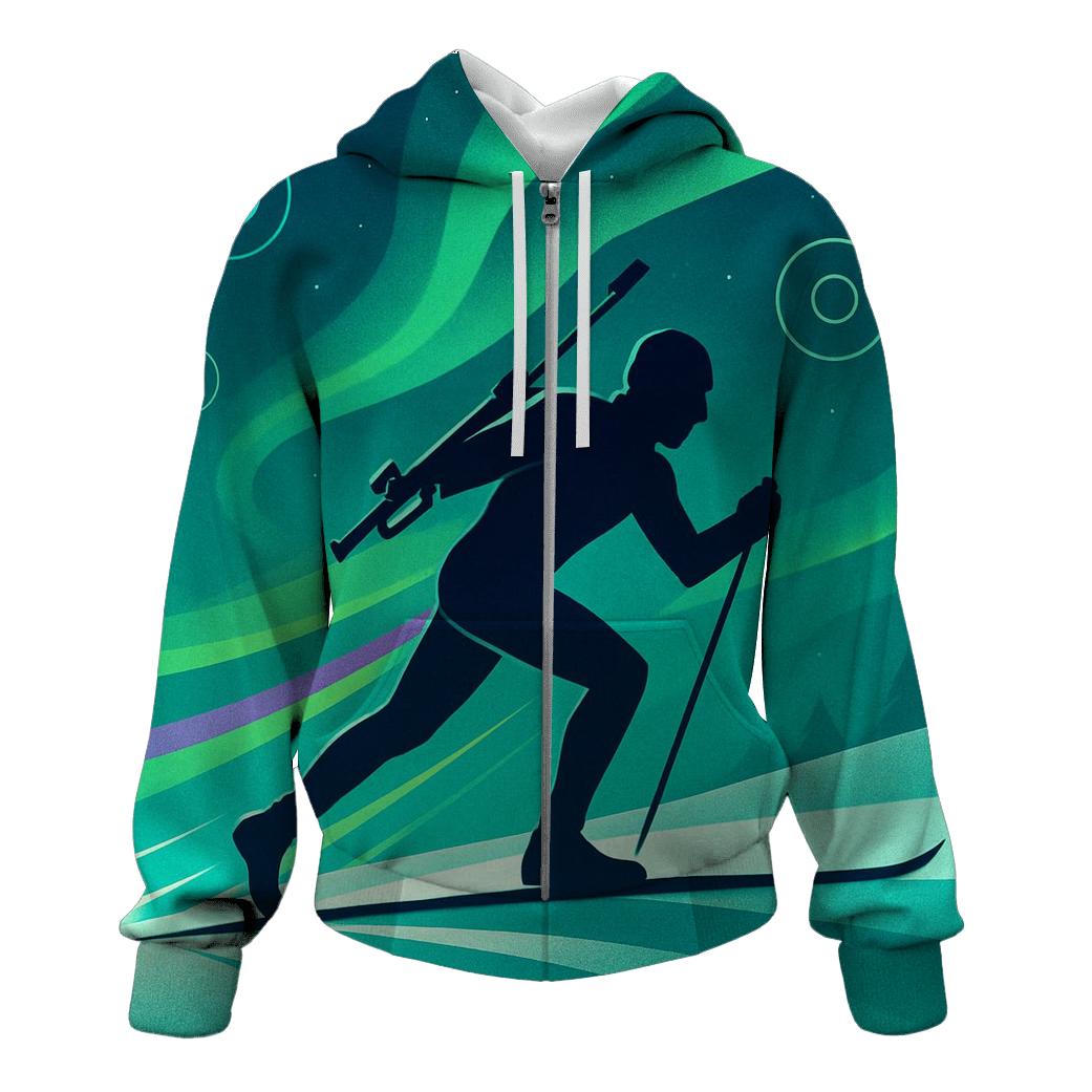 Aurora Biathlon Precision hoodie styles
