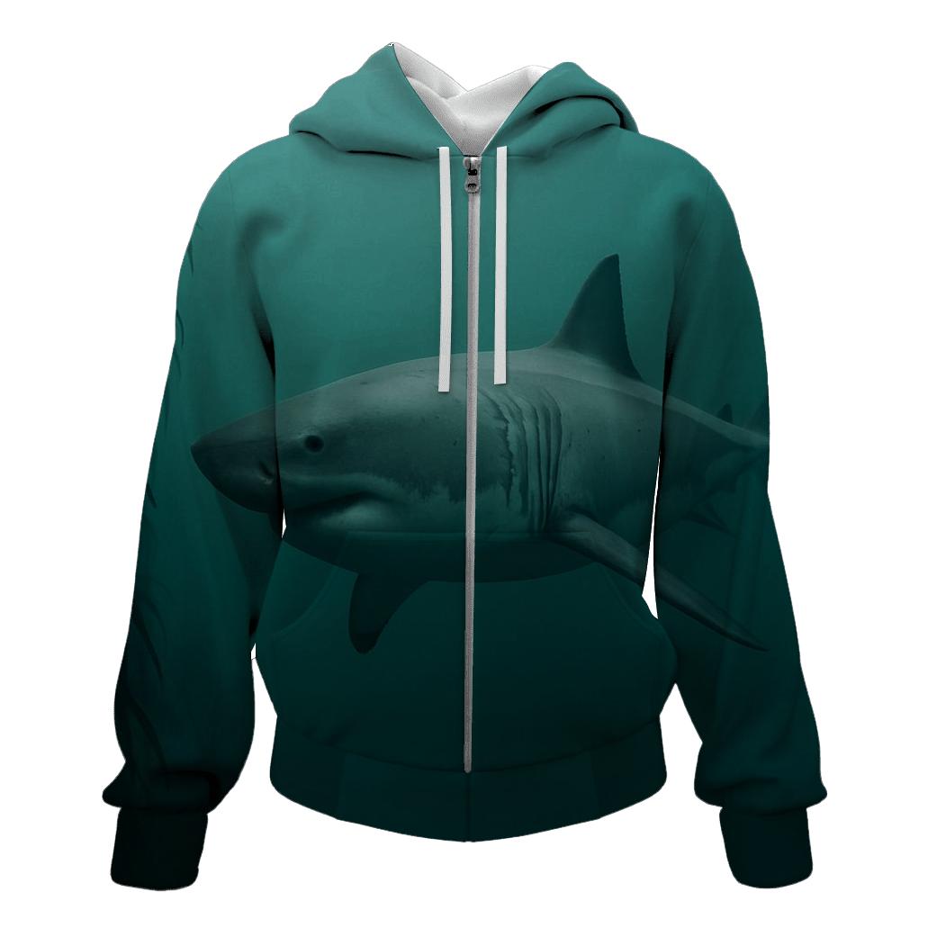 Kelp Shadow Patrol Great White Shark hoodie trends