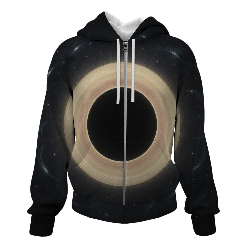 Gravitational Lens Arclets Around An Eclipse Corona graphic hoodies