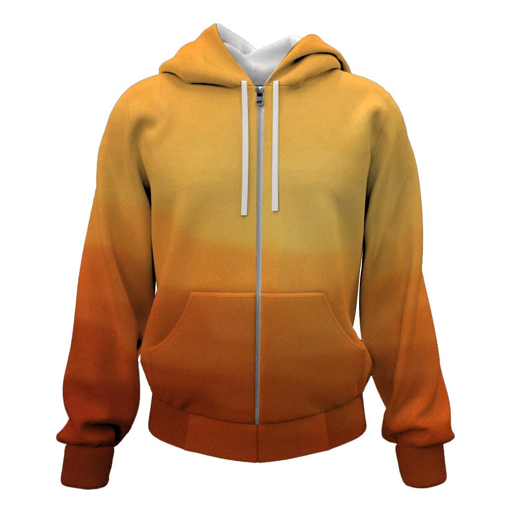 Canyon Heat Haze Gradient custom hoodies