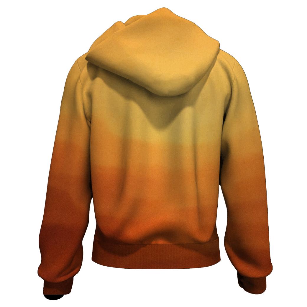 Canyon Heat Haze Gradient custom hoodies