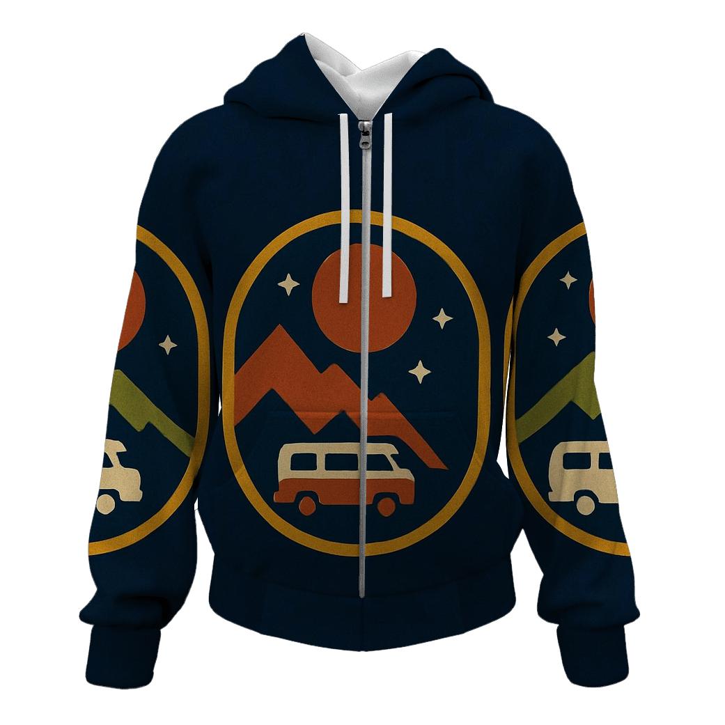 Seventies Stargazer Camper Badges custom hoodies